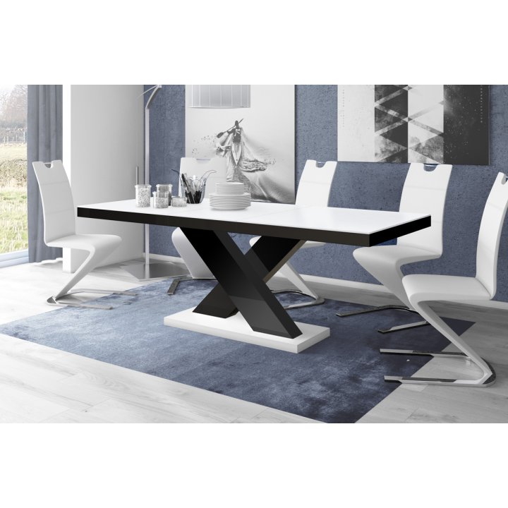 Stół Xenon 140 Dąb Artisan / Czarny Super Decor